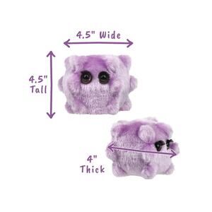 GIANTmicrobes Kissing‎ Mono Disease Plush NWT